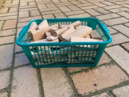 Photo of free Child's wooden bricks (Mitcham's Corner CB4) #1