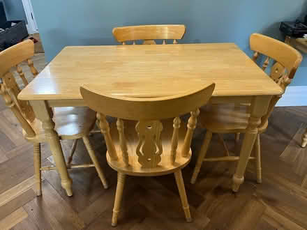 Photo of free Table and 4 chairs (Great shelford CB22) #2