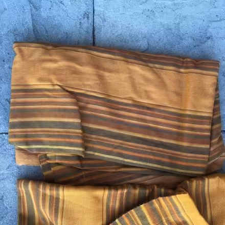 Photo of free A Pair of Large Orange Sun Filter Curtains. (Hazlemere HP15) #2