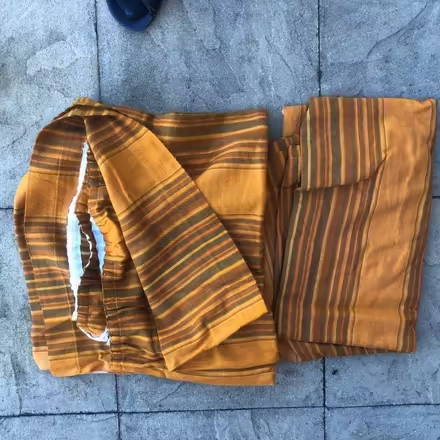 Photo of free A Pair of Large Orange Sun Filter Curtains. (Hazlemere HP15) #3