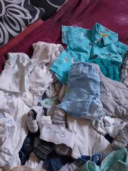 Photo of free Boys baby clothes 0-3 months (Yorkshire) #2