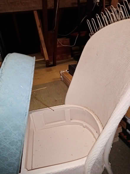 Photo of free Lloyd Loom style nursing chair (PO15 Hill Park) #3