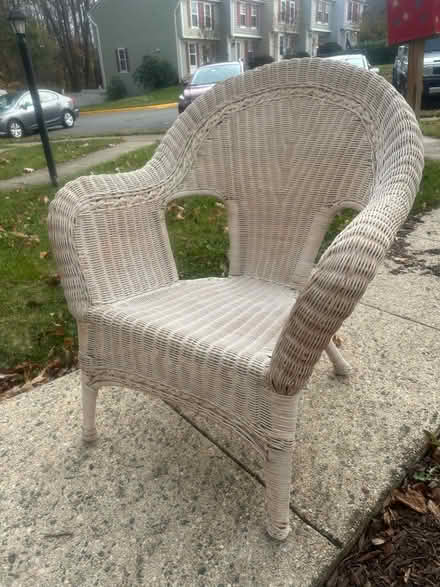 Photo of free Wicker Chair (Reston) #2