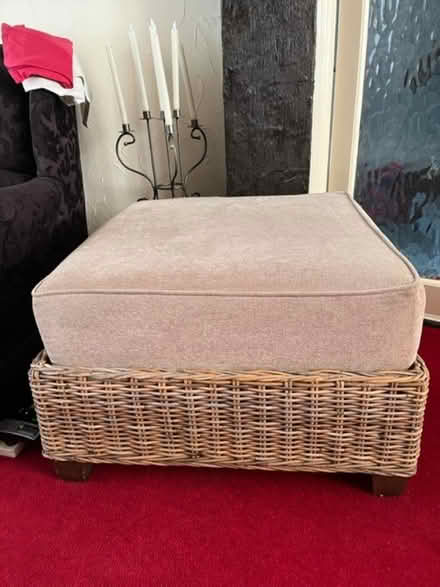 Photo of free Storage foot stoolLarge footstoo (Stone Cross BN23) #1