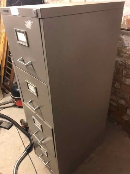 Photo of free Four drawer filing cabinet grey (Heaton Mersey SK4) #2