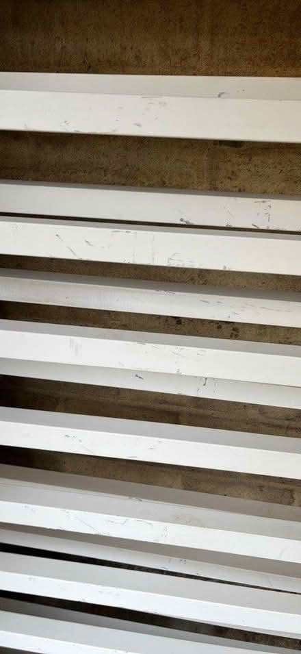 Photo of free 2x white wooden railing system (Woughton Park MK6) #3