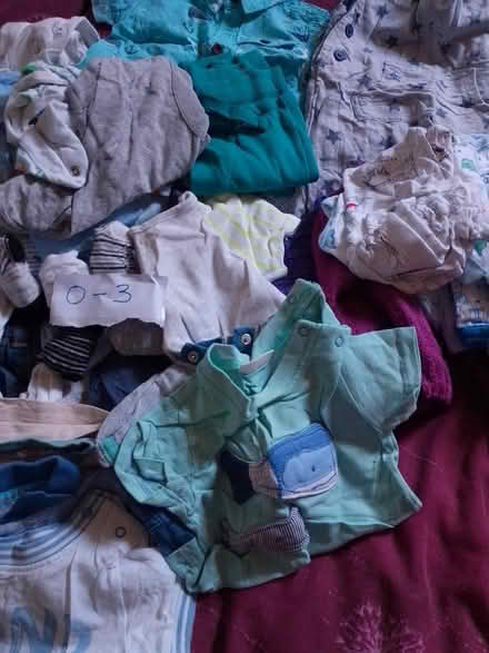Photo of free Boys baby clothes 0-3 months (Yorkshire) #3