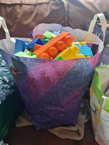 Photo of free Bag of large toy building blocks (Little Salkeld CA10) #2