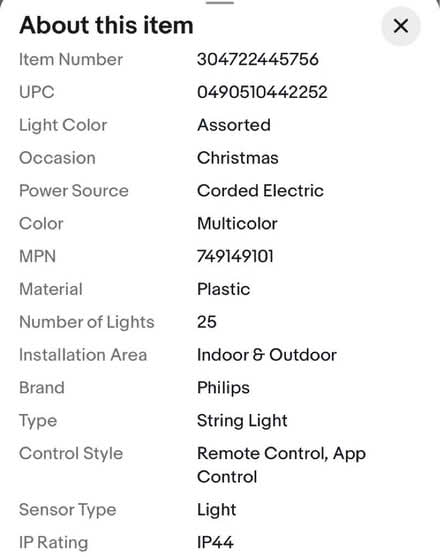 Photo of free Philips Illuminate Xmas lights (x9) (Near Roy Cloud elem. school) #3