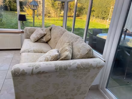 Photo of free Cream sofa (Hayward’s heath) #2