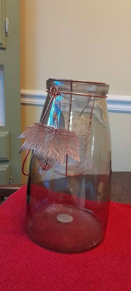 Photo of free Large candle jar (Amber meadows 21702) #2