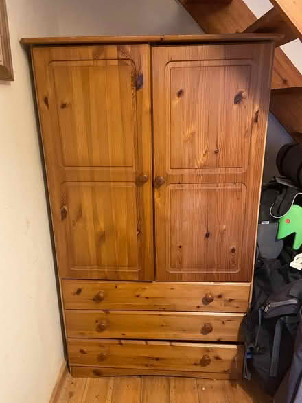 Photo of free Solid pine wardrobe (Doddington ME9) #2