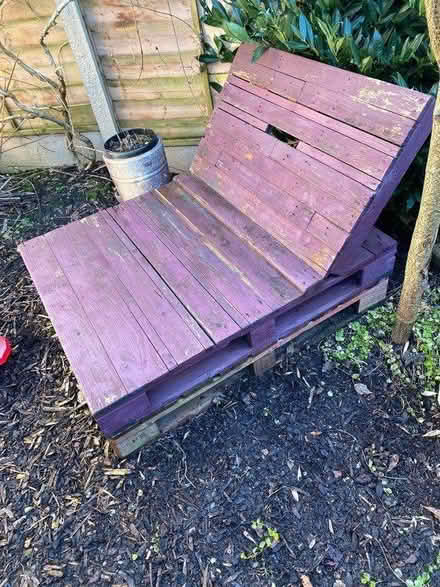 Photo of free Homemade pallet chair (Prestwich M25) #3