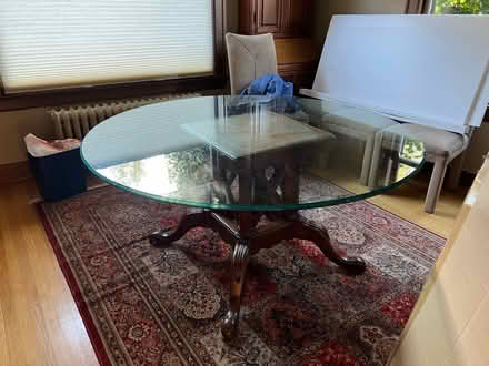 Photo of free Glass Table Top 60” (Capitol Hill) #1