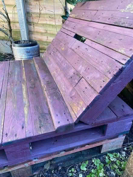 Photo of free Homemade pallet chair (Prestwich M25) #2