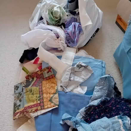 Photo of free Big bag of fabric remnants and scraps (Moorfields) #2