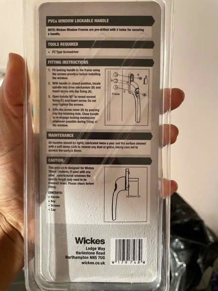 Photo of free New Gold Lockable UPC Window Handle (Edmonton Green N9) #1