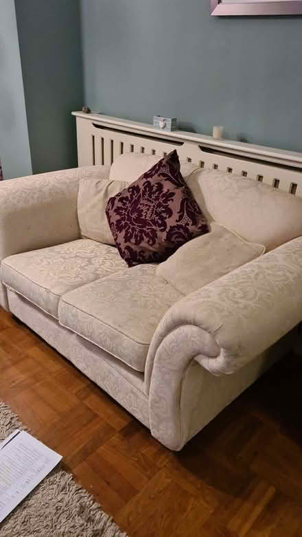 Photo of free Two seater beige/ cream sofa (The Camp AL1) #1