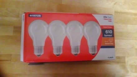 Photo of free Pack of 4 Unused Screw Cap Lightbulbs (Saint Thomas Ward EX2) #3