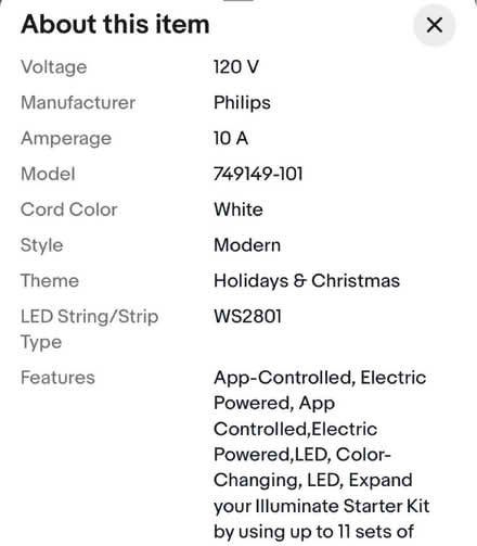 Photo of free Philips Illuminate Xmas lights (x9) (Near Roy Cloud elem. school) #4