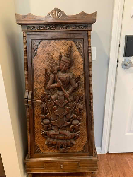 Photo of free Hand carved cabinet (New Providence) #1