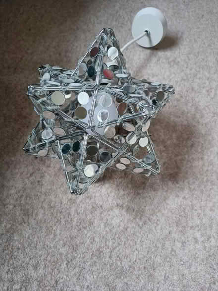 Photo of free Star shaped light/light shade (Kirkby Thore CA10) #1
