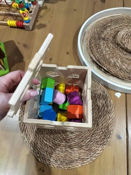 Photo of free Wooden block sorter (Larkfield, ME20) #3