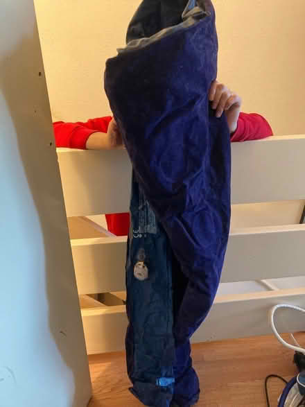 Photo of free Double mattress with a foot pump (E16 Custom House) #3