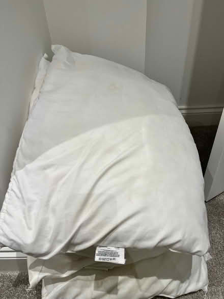 Photo of free 2 single duvets, 6 pillows (AL10) #3