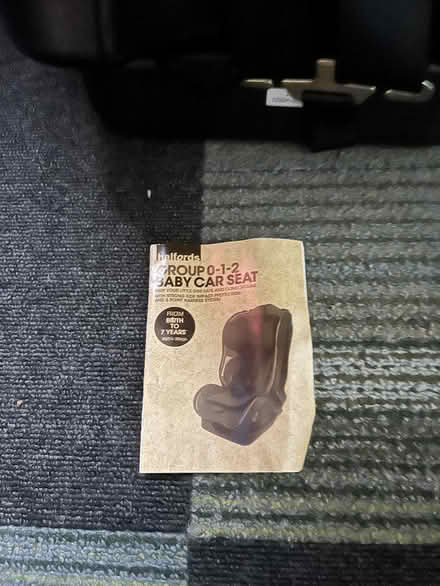 Photo of free Car seat (Kendal LA9) #4