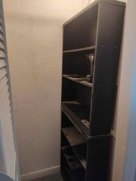 Photo of free 2x half height book cases black (EH20 Loanhead) #1