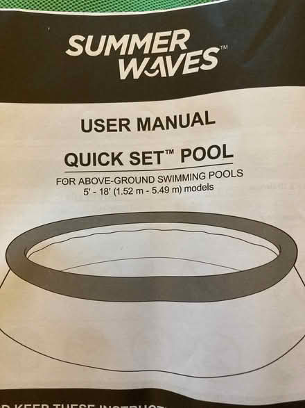 Photo of free Inflatable swimming pool (E16 Custom House) #2