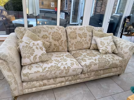Photo of free Cream sofa (Hayward’s heath) #1
