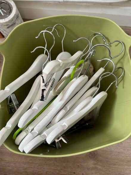 Photo of free Children’s wooden coat hangers (Ipswich IP4) #1