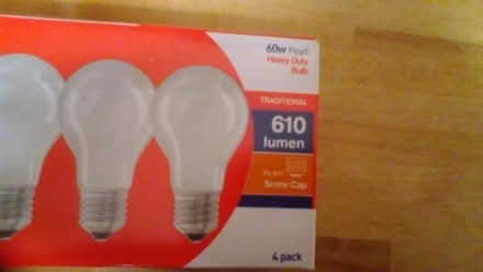 Photo of free Pack of 4 Unused Screw Cap Lightbulbs (Saint Thomas Ward EX2) #2