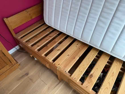 Photo of free Single bed, pine base with drawers (Southsea, Portsmouth PO4) #4