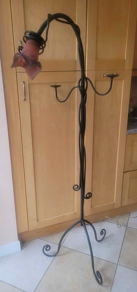 Photo of free Tall metal lamp (Rathfarnham) #2