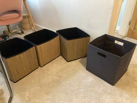Photo of free 4 storage boxes (Streatham Hill) #1