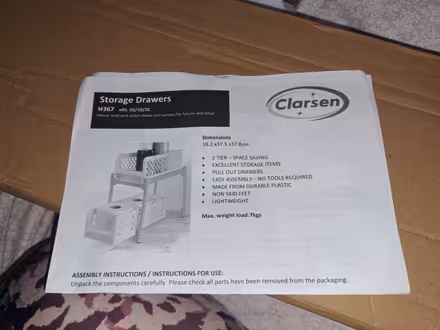 Photo of free Bathroom storage drawers (Esh Winning DH7) #1