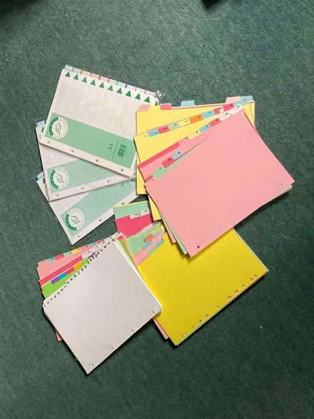 Photo of free Stationery - dividers (Wokingham RG40) #1