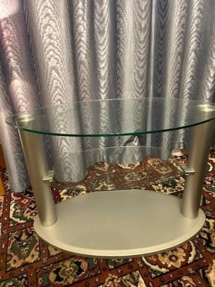 Photo of free Glass tv table (EH14 kingsknowe) #2