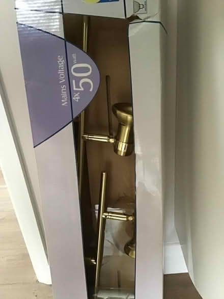Photo of free Brass 4 light spotlight (Whitegrove RG42) #2
