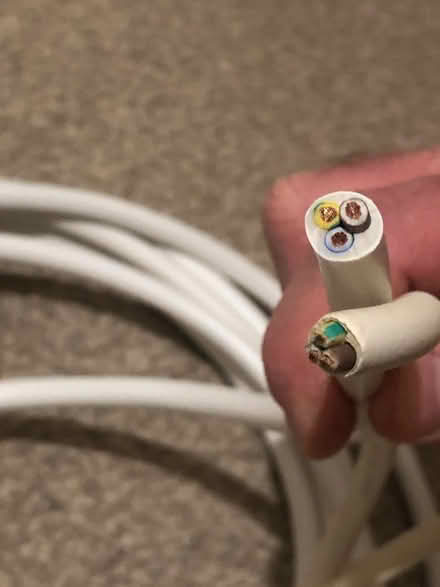 Photo of free 2 x 4.5m electrical cables (Oldfield Park) #2