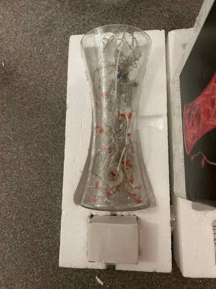 Photo of free Red LED lights in vase (Crowborough TN6) #1