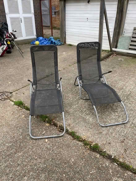 Photo of free Two garden recliners (Brixton SW2) #1