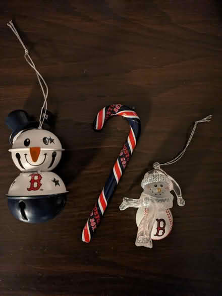 Photo of free Red Sox Christmas ornaments (Worcester, 01606) #1