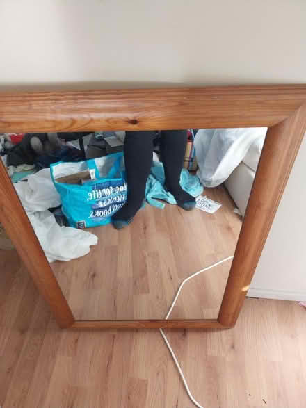 Photo of free Wooden mirror (Trowbridge) #1