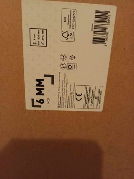 Photo of free 6mm MDF (AB10) #2