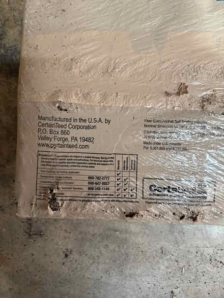 Photo of free 2 Bundles Roof Shingles (Kehrs Mill Road& Strecker) #1