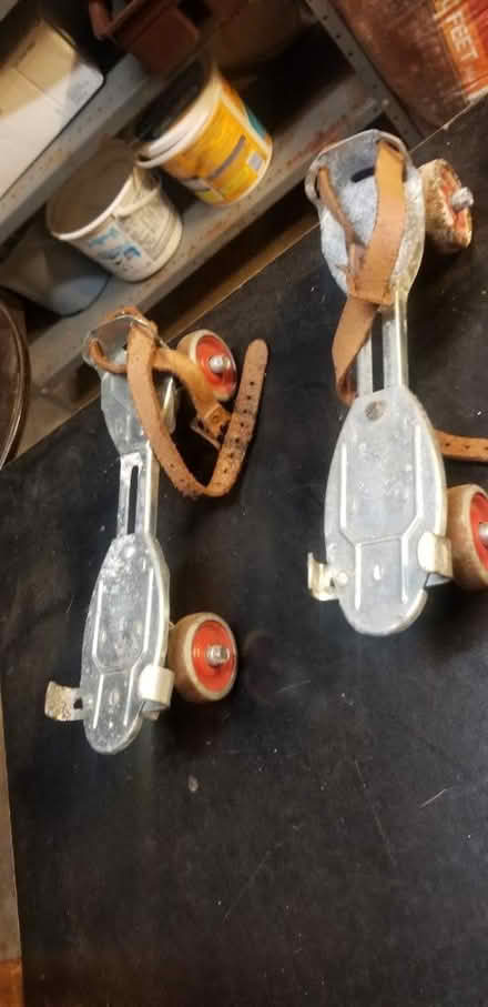 Photo of free Skates, strap on (Ashland and River Street) #3